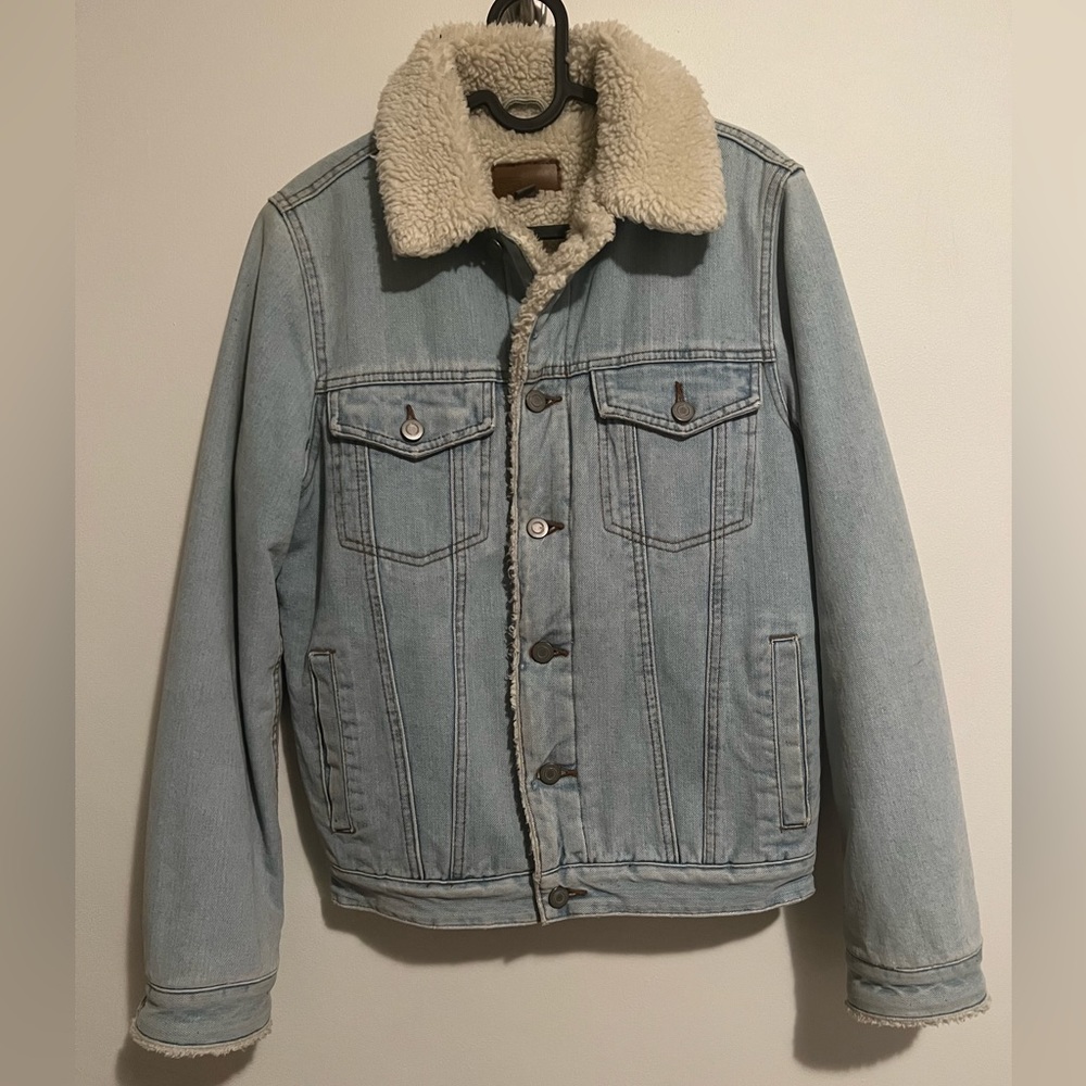 Asos Sherpa Lined Denim Jacket